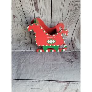 Elf WorkShop 2015 Christmas Tradition Wooden Sleigh